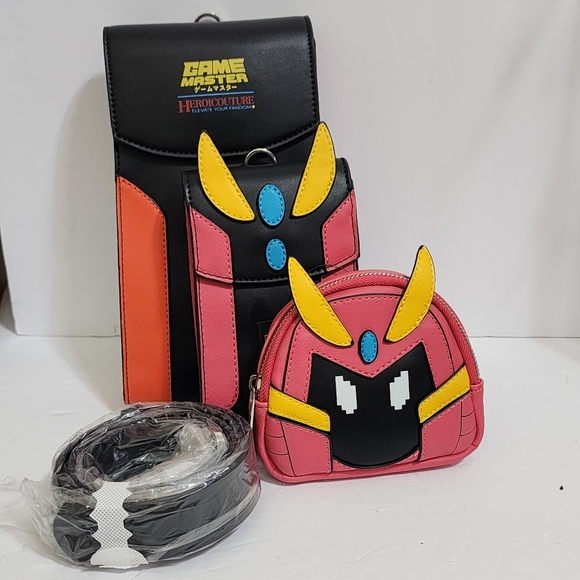 GAMEMASTER‎ HEROICOUTURE Pouch Utility 45 Inch Belt 4pc NWT Faux Leather - Picture 2 of 15